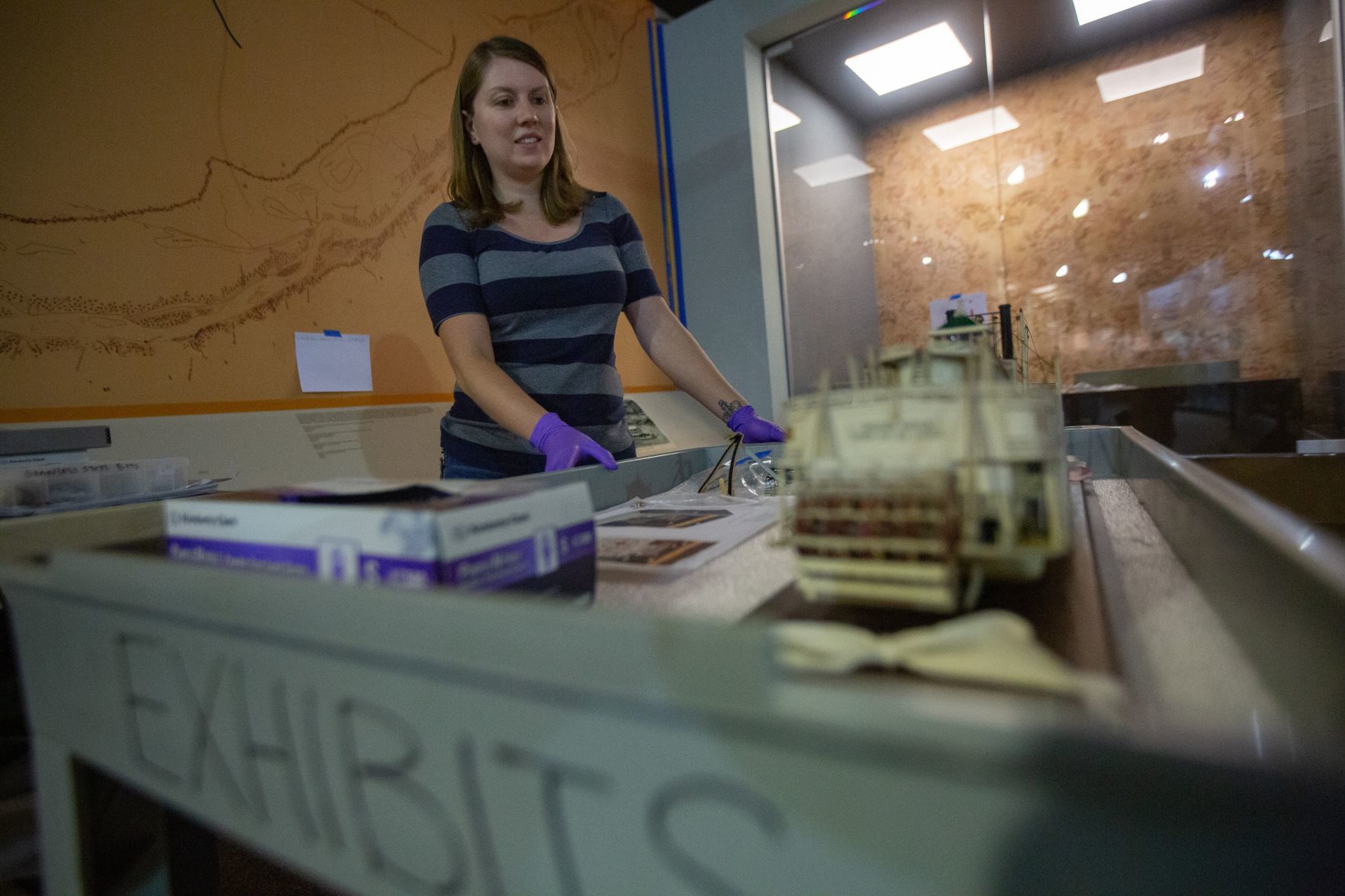 Exhibit team prepares for Mighty Missisippi opening